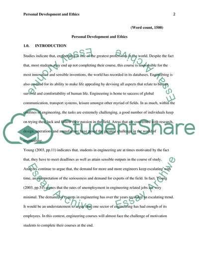 Personal Development and Ethics