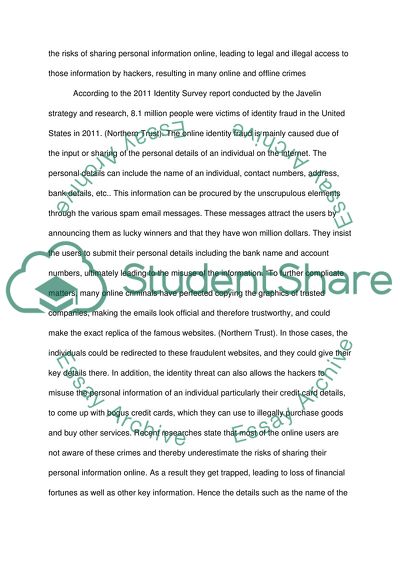 sharing information essay