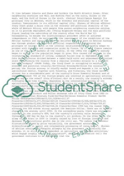 Economic Impact of the Cocoa Industry