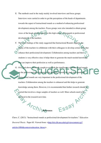 Instructional Rounds (Review 5)