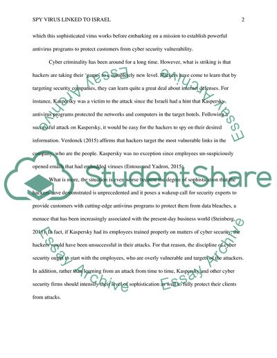 Spy Virus Linked to Israel Targeted Hotels