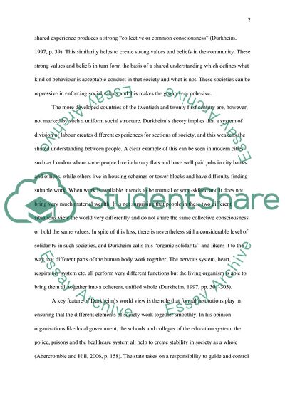 The Criminal Justice System and Types of Society