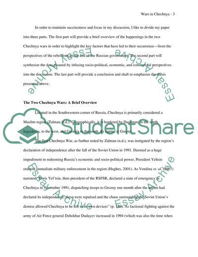 Understanding the Causes and Circumstances Wars in Chechnya