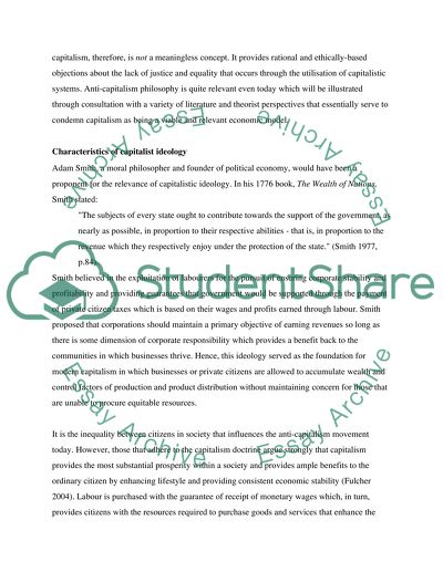 Anti-capitalism today is a meaningless concept. Do you agree