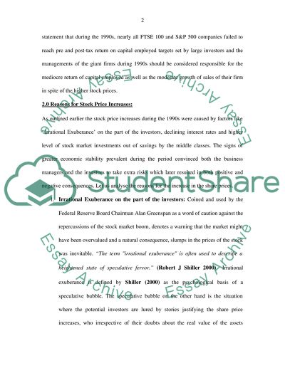 Stock Prices in the UK and the US