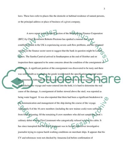 Judgments in Civil and Commercial Matters