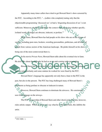 Censorship and Shock Jocks