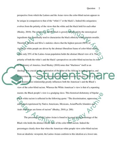 Bipolar Assimilation of the Latinos and the Asians