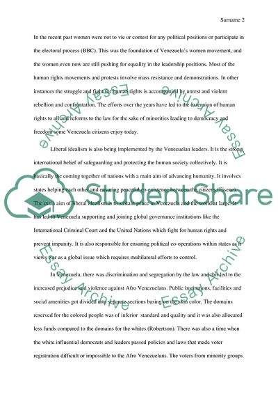 Venezuela Case Analysis