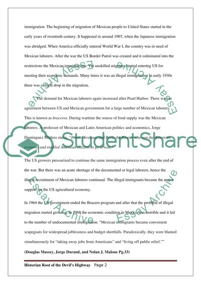 Historian root of the devils highway