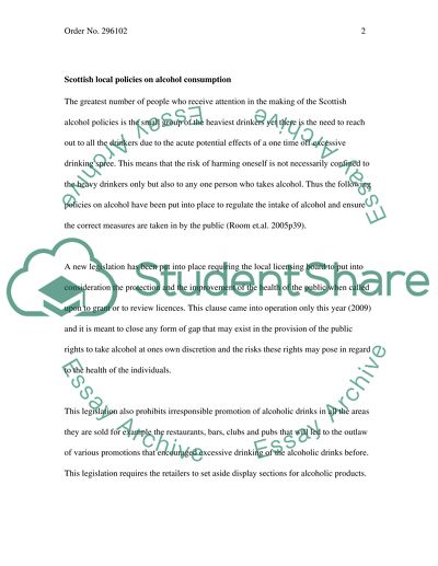Impact of Alcohol Abuse on the Community Health and Social Care