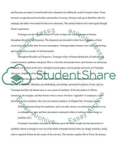 Breakfast of Champions by Kurt Vonnegut