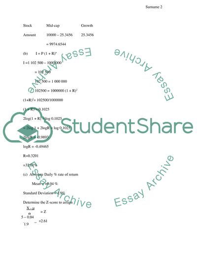 Quantitative Applications in Finance