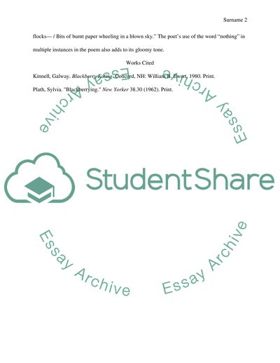 Poems about Blackberries