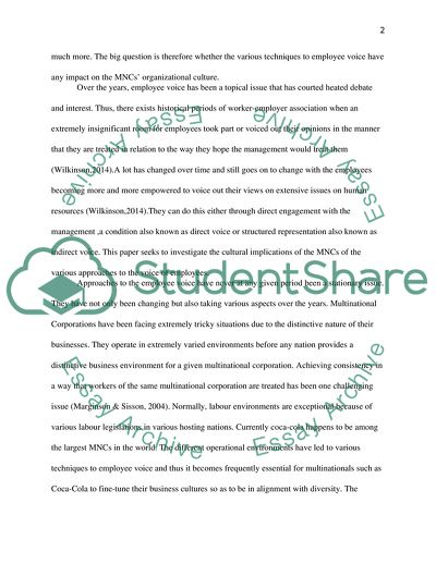 International Culture and Communication