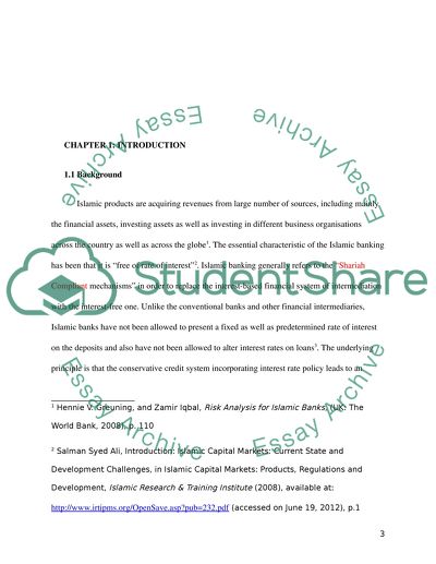 Interest Rates and Investment in Islamic Products