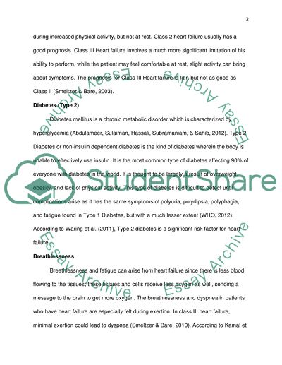 Caring the Patients with Heart Failure and Type 2 Diabetes, Anorexia
