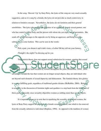 The song Dressin Up by Katy Perry