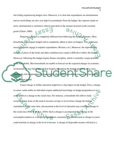 Individual Household Demand