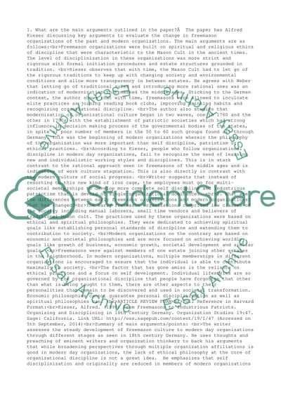 From Freemasons to Industrious Patriots