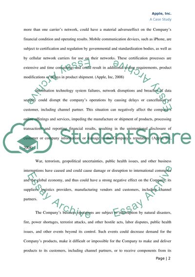 Management Ideas of Apple Inc