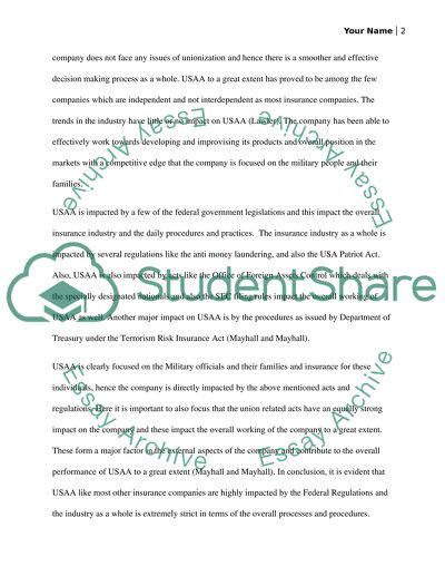 SESSION LONG PROJECT MODULE 4 Union Organizing (USAA INSURANCE COMPANY)