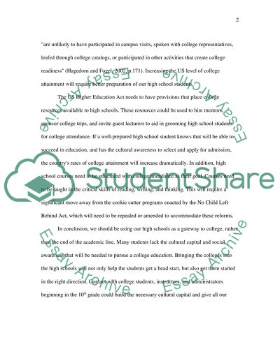 Higher Education Refom