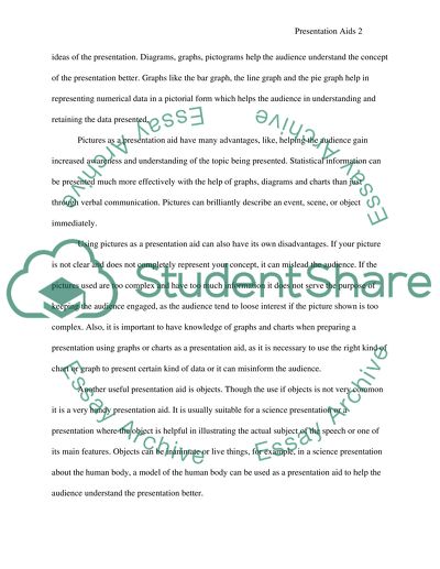 Types of Presentation Aids