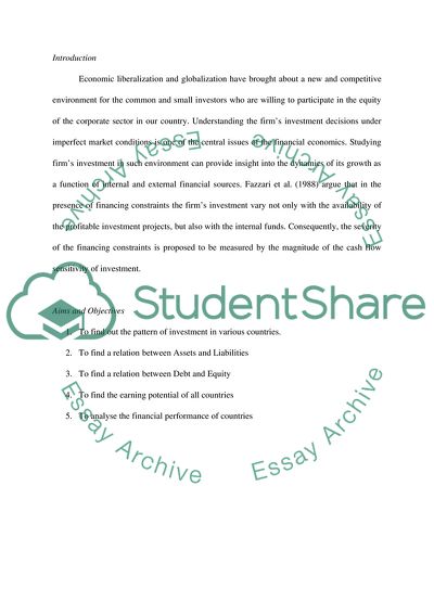 Research Methods on Economy