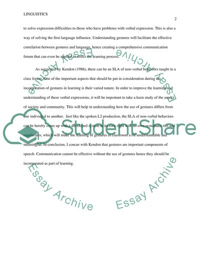 Linguistics of communication