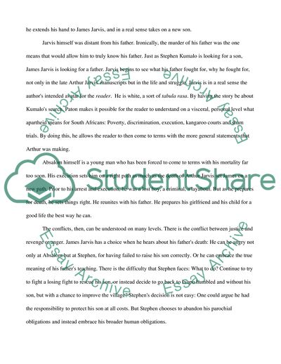 Cry, the Beloved Country by Alan Paton