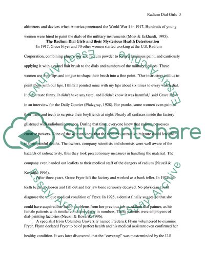 Radium dial girls image