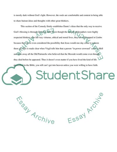 Analysis of Dantes Divine Comedy