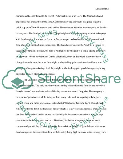 Who Is the Starbucks Customer