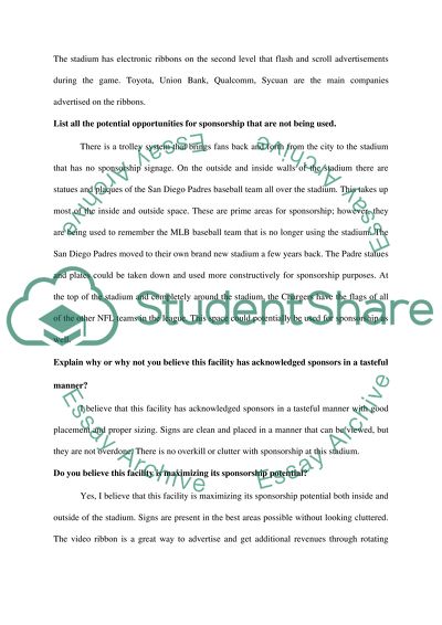 Qualcomm Stadium Sponsorship