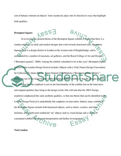 London Design Festival 2010