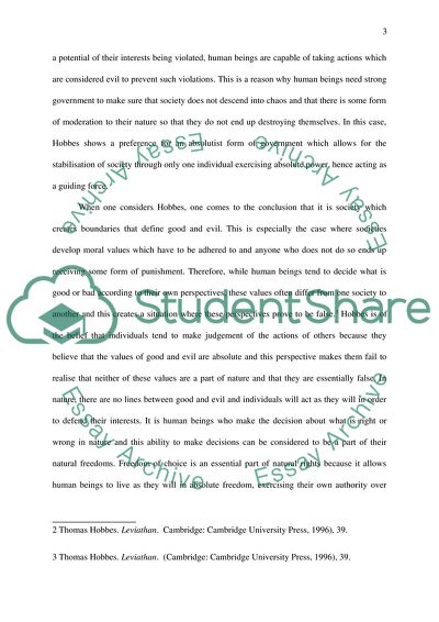Impact of Hobbes on More Subsequent 17-18 Century Moral Thinkers
