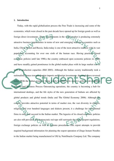 The Rapid Globalization Process