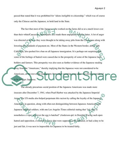 The Impact of World War II on Japanese Americans