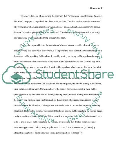 Discourse Competence: How to Theorize Strong Women Speakers