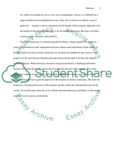 Can Too Much Democracy Be a Bad Thing