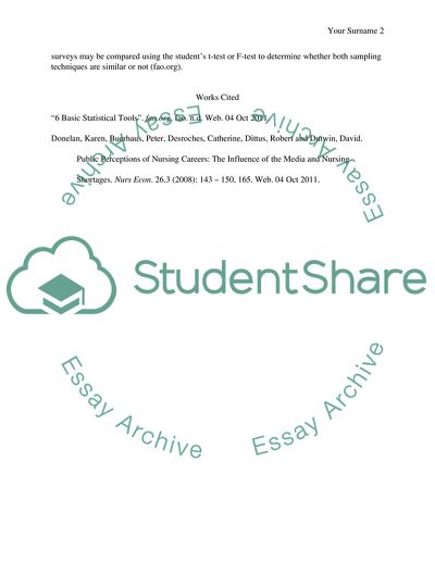 Statistical Tools in Research