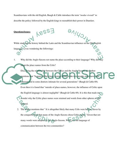 Writing journal for the chapter