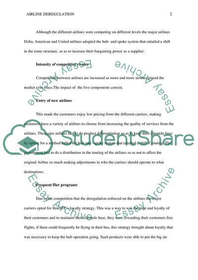 Airline Deregulation