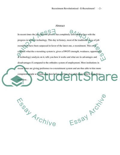 Recruitment Revolutionized