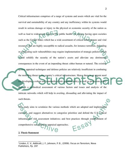 critical infrastructure research paper