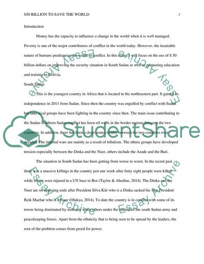 $50 Billion to Save the World