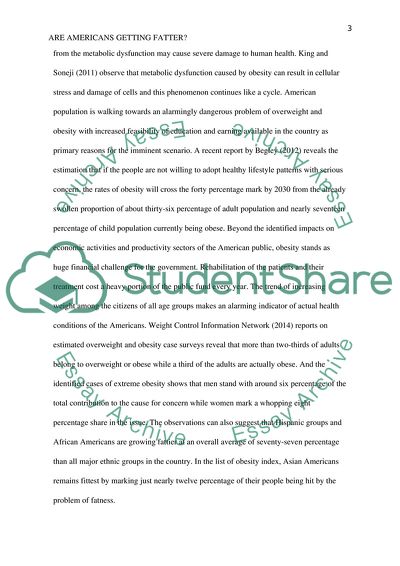 Are Americans Getting Fatter