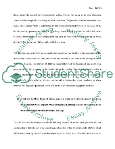 Ethical Decision-Making Framework