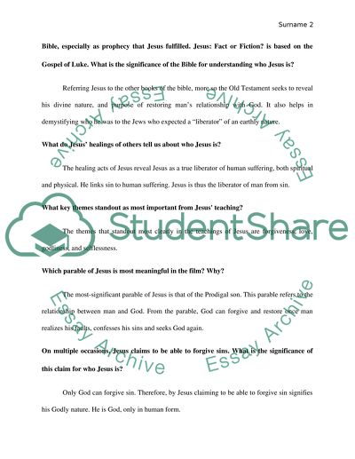 Jesus Film - Relationship with God